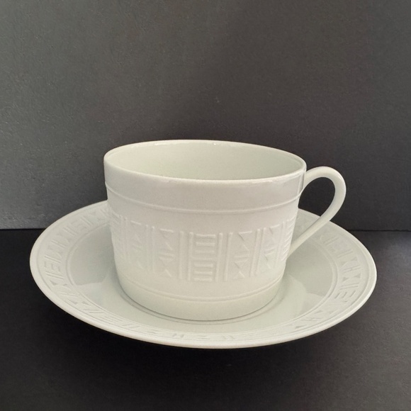 Hermes Large Cup and Saucer - 2 available (never used) - Picture 3 of 4